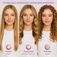 thumbnail image 3 of Plancha para Cabello Profesional 260 &deg;C con Tecnolog&iacute;a Plasma de Iones Positivos y Negativos | Placas de Cer&aacute;mica con Turmalina | Calentamiento R&aacute;pido y Apagad, 3 of 6
