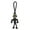 Black, variant on Bathroom Decorations Skeleton Soldier Rope Key Chain, Motorcycle Key Lanyard Antique Brass Skeleton Umbrella Rope Pendant Motorcycle Key Chain Welcome Home Decorations