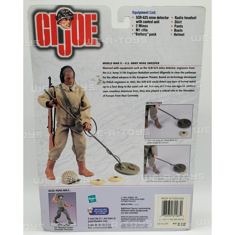 Détecteur De Mines Vintage Pour Figurine GI Joe / Action Joe / Action Man - Hasbro 1964