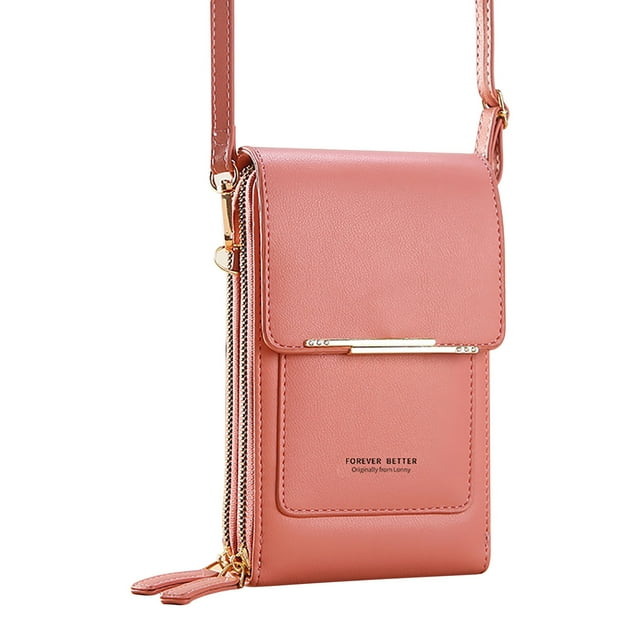 Chmadoxn Malles de Rangement, Organisateurs de Garde-Robe et Rangement, Organisation et Rangement, Bacs de Rangement, Sac pour Téléphone Mobile à Écran Tactile Doux Sac de Cartes de Rangement à Compartiments Multiples Portefeuille Vertical un Rangement