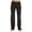 Black, variant on Women's Casual Trousers with Solid Color Design for Everyday Wear and Home Comfort Elastic High Waisted Straight Leg Pull On Trousers