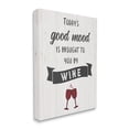 thumbnail image 3 of Stupell Industries Good Mood By Wine Funny Phrase Alcohol Humor, 16 x 20, Design by CAD Designs, 3 of 7