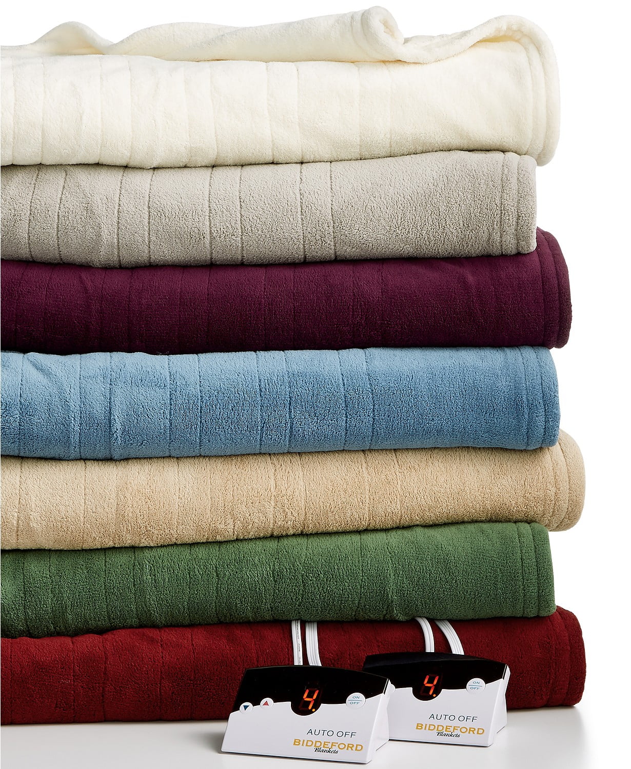 Biddeford Microplush Electric Queen Blanket with Ten Heat Settings and