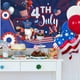 thumbnail image 5 of Tela de Fondo para El Día de La Independencia de Estados Unidos, Decoraciones Navideñas, Serpentinas para Fiestas, Fotos, Banderas de Carnaval, Suministros, 5 of 5