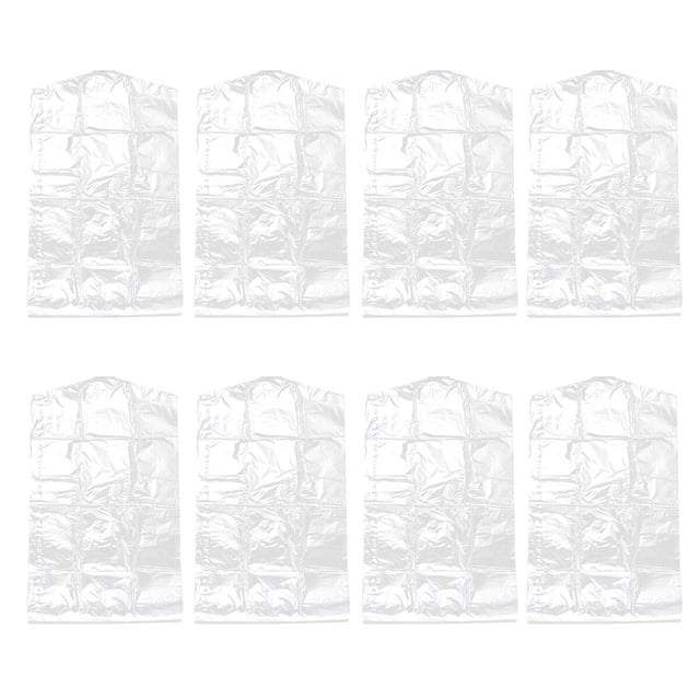 30 bolsas de plástico transparente para ropa, desechables, antipolvo, para el hogar, tiendas y exteriores, 60 x 150 cm
