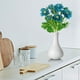 thumbnail image 5 of Inteprter 1 pieza de ramo de crisantemo Artificial, de flores de simulación, centro de mesa, decoración para el hogar, oficina, Flores artificiales azul, 5 of 6