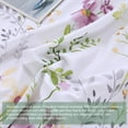 thumbnail image 6 of Floral Duvet Cover Set King Size 3 Pieces 100% Cotton Silky Sateen Wildflowers Comforter Cover with 2 Pillowcases Soft & Breathable Bedding Sets, 6 of 8