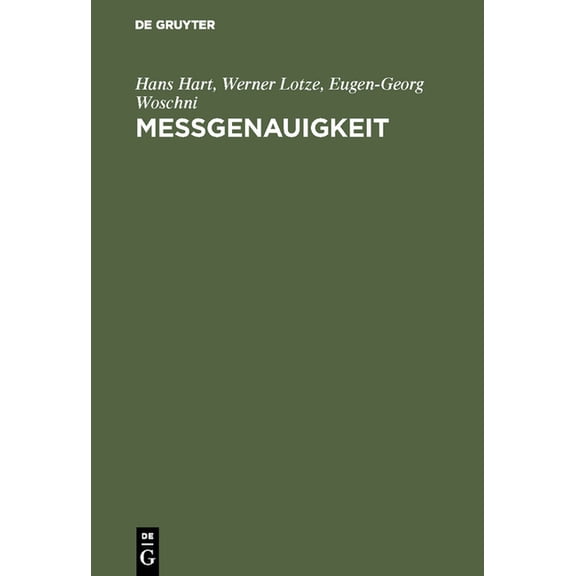 MeÃgenauigkeit, (Hardcover)