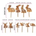 thumbnail image 3 of Rabbit Garden Decoration Rabbit Garden Decoration Decorative Rabbit Garden Stake Easter Bunny Decoration Made Of with Patina Decoration Garden Deco, 3 of 4