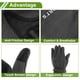 thumbnail image 4 of Guantes de ciclismo de dedo completo para hombres, guantes de motocicleta para escalar, motocicleta, ciclismo, forro polar, gris, talla única, 4 of 6