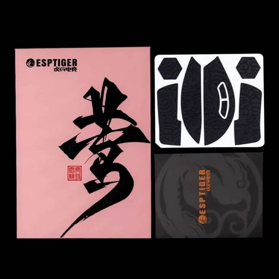 Esptiger Mouse Grip Tape for DeathAdder V3 Pro Wireless, 1 Count, 1 Pack, Black