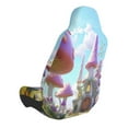 thumbnail image 2 of Balery Dreamy Mushroom House Pattern Car Seat Cover - Soft & Breathable Front Premium Covers with Non-Slip Protector Fits Most Automotive, Vans, SUVs, Trucks - 1 Unit, 2 of 5