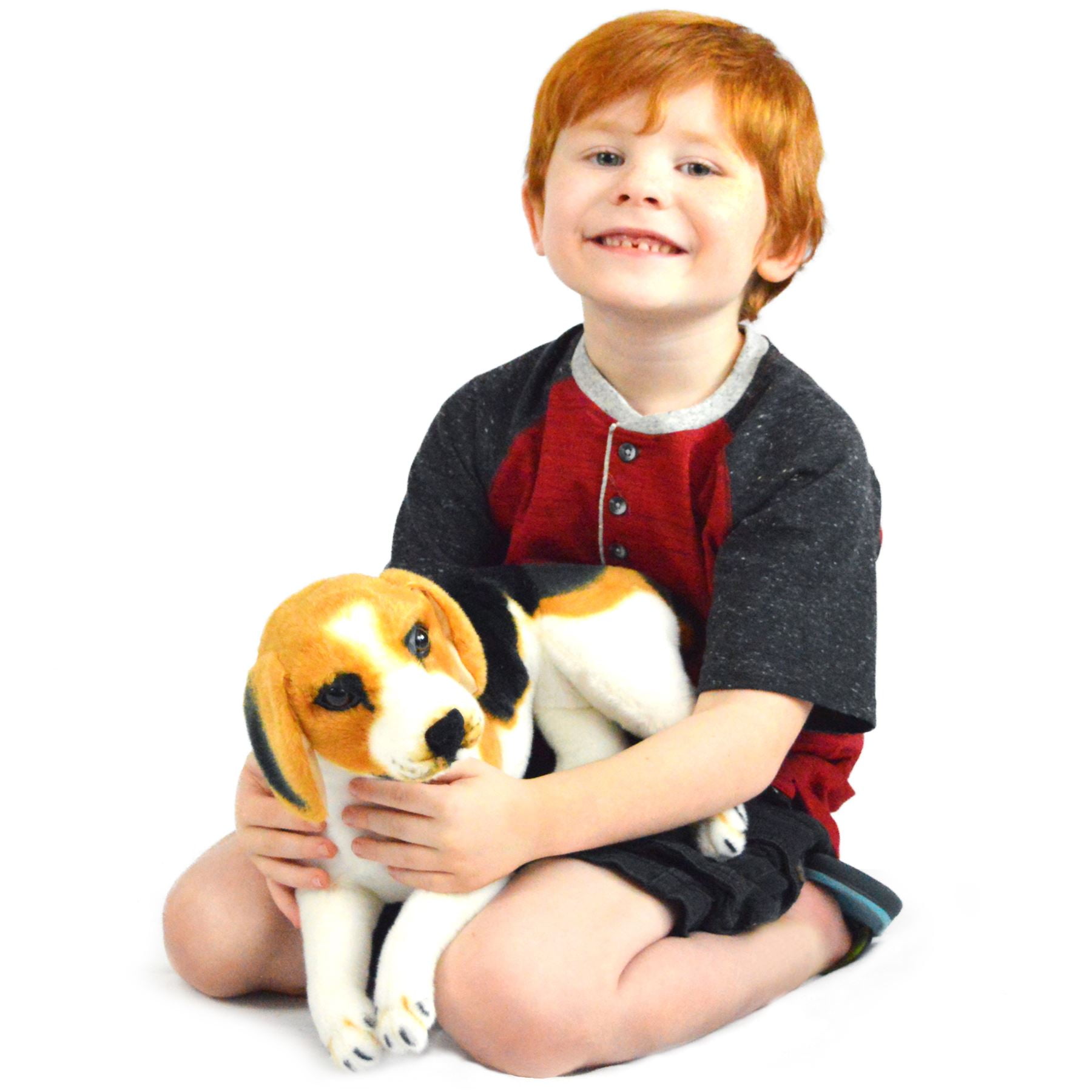 large beagle stuffed animal