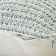 thumbnail image 6 of Ox Bay Bailey 24" x 24" Blue/Green Striped Outdoor Adult Decorative Throw Pillow Cover, 6 of 9