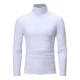 thumbnail image 1 of A Camisa De Fondo Simple Cuello Tortuga Manga Larga Hombres, 1 of 8