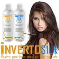 thumbnail image 2 of INVERTO SILK with ROUCOU OIL Luxurious Sulfate Free Shampoo and Conditioner Two Bottles Value Set 2 x 360ml Protect Hair Color Eliminate Frizz, 2 of 4