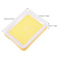 thumbnail image 2 of IFANLANDOR Chinchilla Owners Rectangular Rabbit Litter Box Yellow Plastic 1Set, 2 of 8