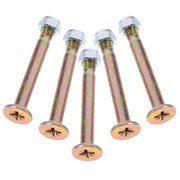 CHICHUMID 5pcs Umbrella Pole Mount Steel Bolts with Load Bearing for Awning Accessories
