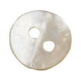 thumbnail image 3 of 100 x 8 mm Pearl Buttons Mother of Pearl Shell Round Heads, 3 of 3