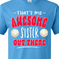 thumbnail image 4 of Inktastic That's My Awesome Sister Out There with Volleyball T-Shirt, 4 of 5