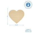 thumbnail image 6 of Chunky Wooden Hearts for Crafts 4-1/2-inch, Pack of 5 Tier Tray Decor Valentines Day Decor, Mini Wood Signs for Gifts, by Woodpeckers, 6 of 7