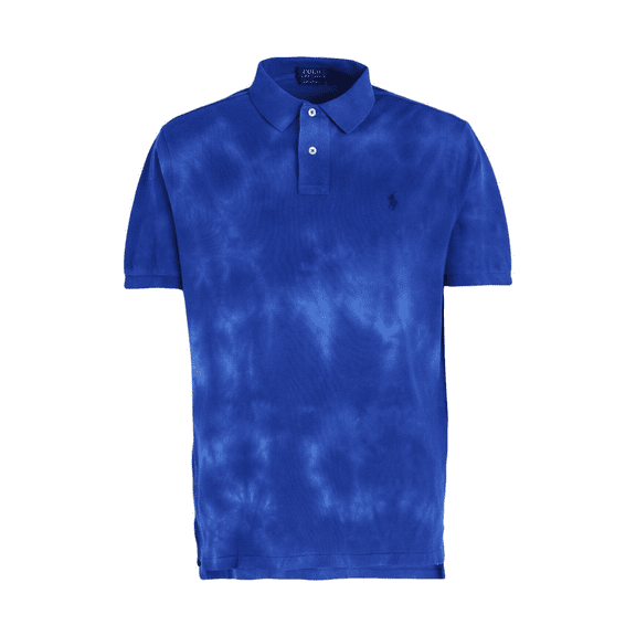 $138 Polo Ralph Lauren Men's, Tie-Dyed Mesh Short Sleeve Polo Shirt, Multi, S