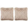thumbnail image 4 of Safavieh Shag Modish Metallic Solid Plush Pillow, 4 of 4