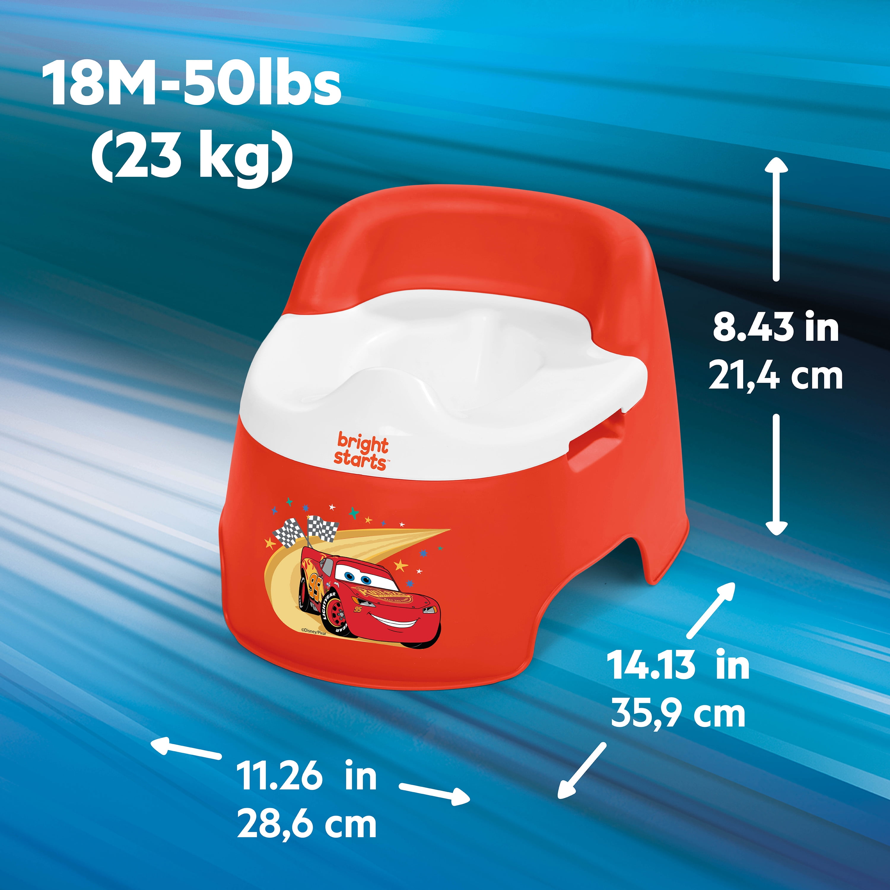 Bright Starts Disney Cars Full Comfort Potty