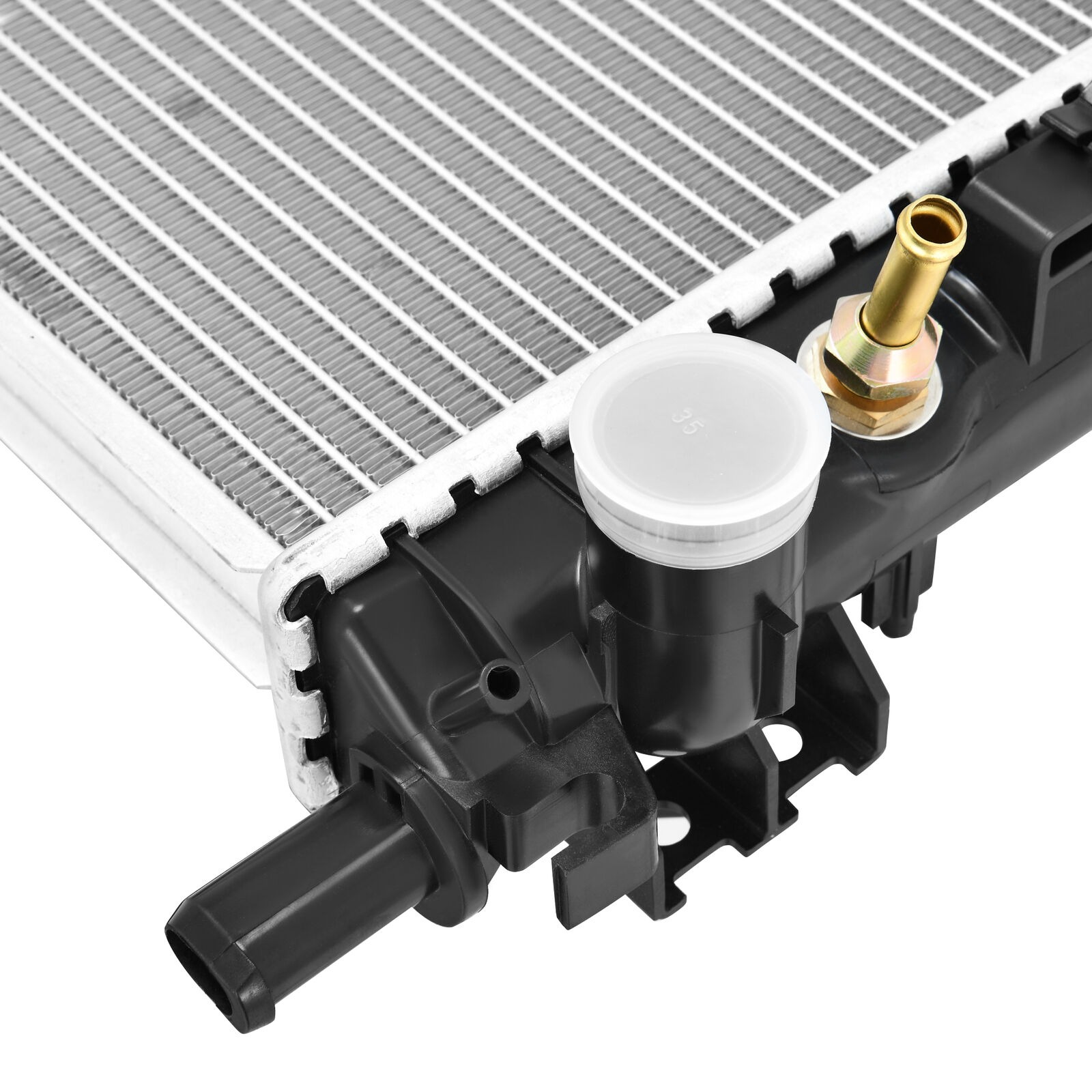 RVNI Radiator Compatible with 1998-2003 Mercedes-Benz ML320 1999-2001 ML430 2002-2005 ML500 3.2L 4.3L 5.0L V6 V8