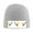 Gray, variant on Bosnian Flag Map Beanie Hat Men Women Warm Printed Cap Knit Beanies Hats Outdoor Winter Black