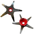 thumbnail image 1 of Modification pour Abu B3B4P3P4 Roue de Goutte d'Eau Carbone Frein à Cinq Étoiles Main Droite Rouge, 1 of 10