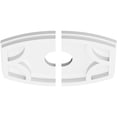 thumbnail image 2 of 10"W x 6 5/8"H x 2"ID x 5 1/4"C x 1"P Kailey Architectural Grade PVC Contemporary Ceiling Medallion, Two Piece, 2 of 4