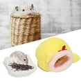 thumbnail image 5 of Goick Hérisson Nids-Mini Mignon Coton Chaud Pet Hérisson Dormir Nids Petit Animal Écureuil Cage Jouet(Poulet), 5 of 5