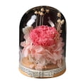 thumbnail image 1 of Las flores artificiales son regalos creativos para amigos. Los obsequios hechos a mano se guardan en cúpulas de vidrio., 1 of 5