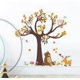 thumbnail image 5 of Calcomanías de pared con dibujos de animales, lindas pegatinas de pared con árboles para guardería, carteles de decoración de pared con animales del bosque, osos, búhos y monos, murales de pared de, 5 of 5