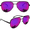 Purple, variant on XL XXL Aviator Sunglasses for Men Big Head Oversized Polarized - Red