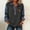 Dark Gray-A, variant on Women's Long Sleeve Denim Patchwork Pullover – Casual Button Front Classic Collar Sweatshirt Ladies Stylish Daily Wear Comfortable Top Outfit Dark Gray-A 2XL