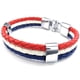 thumbnail image 4 of Brazalete de cuero Zulema Triple Cuerda Bandera Nacional, 4 of 8