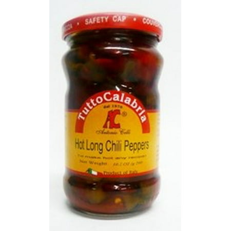 Eden Hot Pepper - TuttoCalabria Hot Long Chili Peppers 10 oz