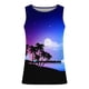 thumbnail image 3 of Tanques para Hombre de Verano Solto Chaleco Impresión Deportivo Cuello Redondo, Poliéster sin Mangas Top Casual para Al Aire Libre, Diario Y Primavera, 3 of 4