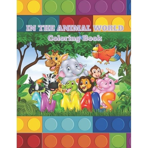 In the Animal World - Coloring Book (Paperback)