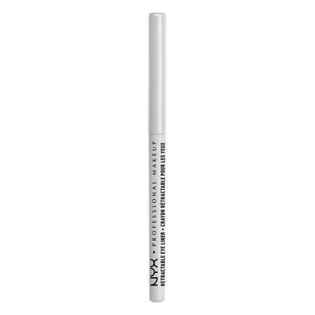 NYX Professional Makeup Retractable Eye Liner, Waterproof Mechanical eye pencil, White