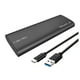 thumbnail image 1 of Matsuzay Carcasa NVME SSD Carcasa externa Unidad flash de alta velocidad Soporte doble Adaptador de disco duro tipo C Unidades de estado sólido Cables de computadora SL-TP06-CA/Negro, 1 of 6