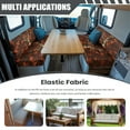 thumbnail image 3 of FOR U DESIGNS Deer Maple Leaf Print 2 Pcs RV Dinette Cushion Covers Elastic Camper Cushion Slipcover Non-Slip RV Couch Cover Furniture Protector for RV Camper Car Bench, 3 of 7