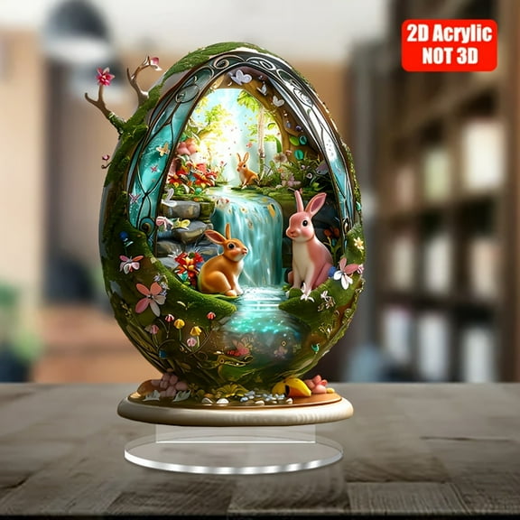 HongHeng Clearance Under $2.00s 2D Acrylic Ornament Festival Decoration Home Ornament Crafts Decoration