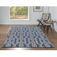 thumbnail image 2 of Linon Trio Sariay Hand Tufted Polyester 5'x7' Rug in Blue, 2 of 4