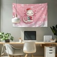 thumbnail image 2 of SEANATIVE Christmas Axolotl Tapestry Wall Hanging Lightweight Wall Art Tapestry Washable Wall Decoration for Party Bedroom Small Tapestry for Kitchen, Xmas Gifts, 2 of 6