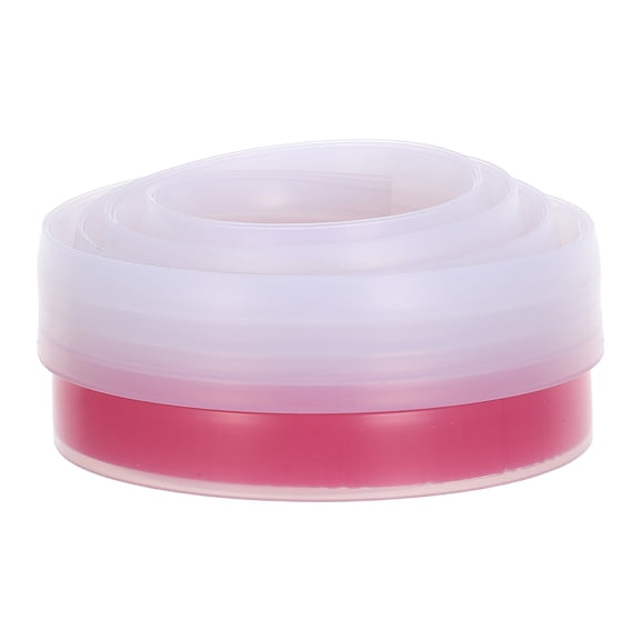 IMIKEYA Clear Silicone Door Weather Seal Strip, Self-Adhesive Windproof and Insulation Tape for Doors and
