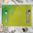 thumbnail image 4 of 2024 Placemats Table Kitchen Tableware Dinner Family Table Fabric Linen Art Color Crayon Simple, 4 of 7