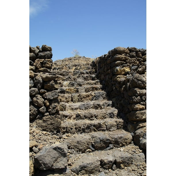 Pyramid Güimar Stair Pyramid Renovated Stairs 20 Inch